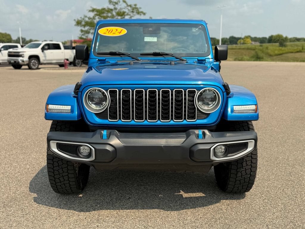 Used 2024 Jeep Wrangler 4xe Sahara 4XE with VIN 1C4RJXP60RW270329 for sale in Willmar, Minnesota