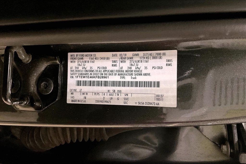 2019 Ford F-150 XLT