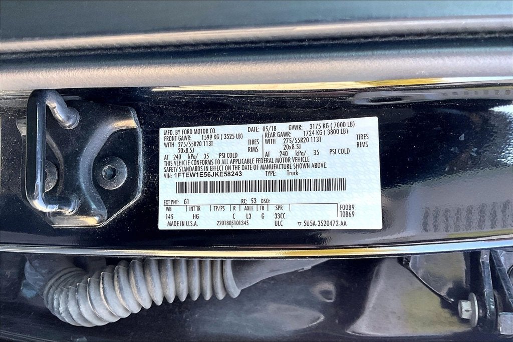 2018 Ford F-150 Lariat