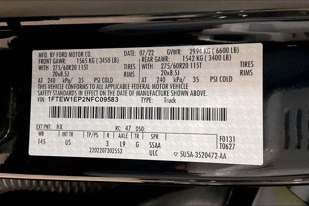 2022 Ford F-150 XLT