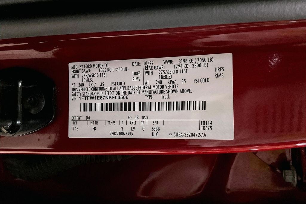 2022 Ford F-150 XLT