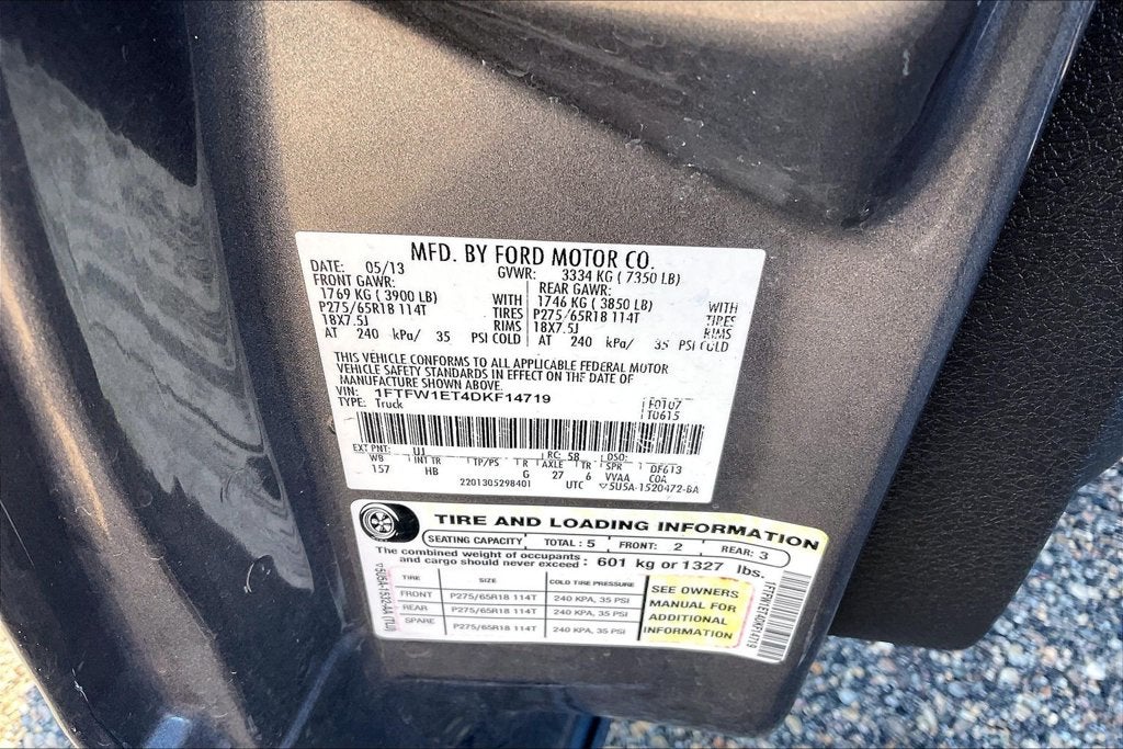 2013 Ford F-150 Lariat