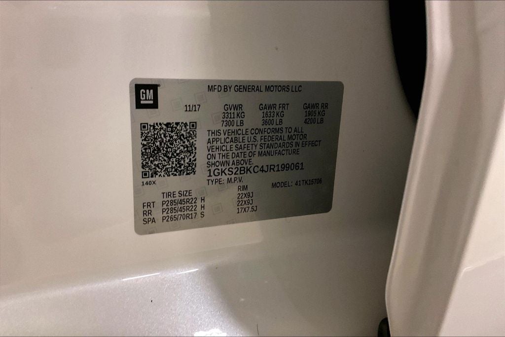 2018 GMC Yukon SLT