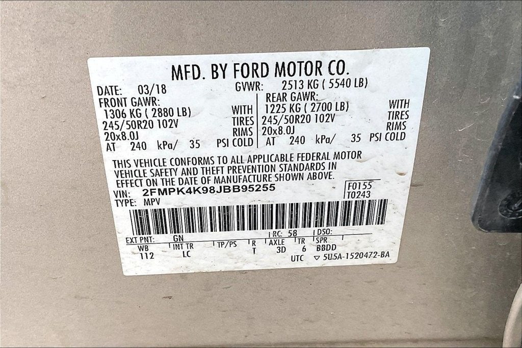 2018 Ford Edge Titanium